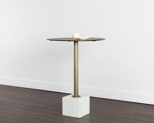 KATA BAR TABLE - WHITE MARBLE