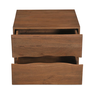 Moe's Watson Nightstand with Live-Edge Acacia