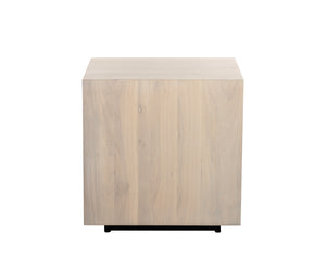 FREZCO SIDE TABLE - LIGHT OAK