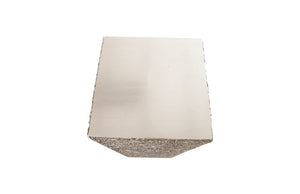 String Theory Pedestal, Silver Leaf, Large
