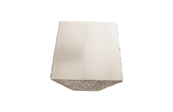 String Theory Pedestal, Silver Leaf, Large