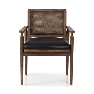 Xavier Dining Armchair in Black