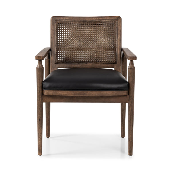 Xavier Dining Armchair in Black