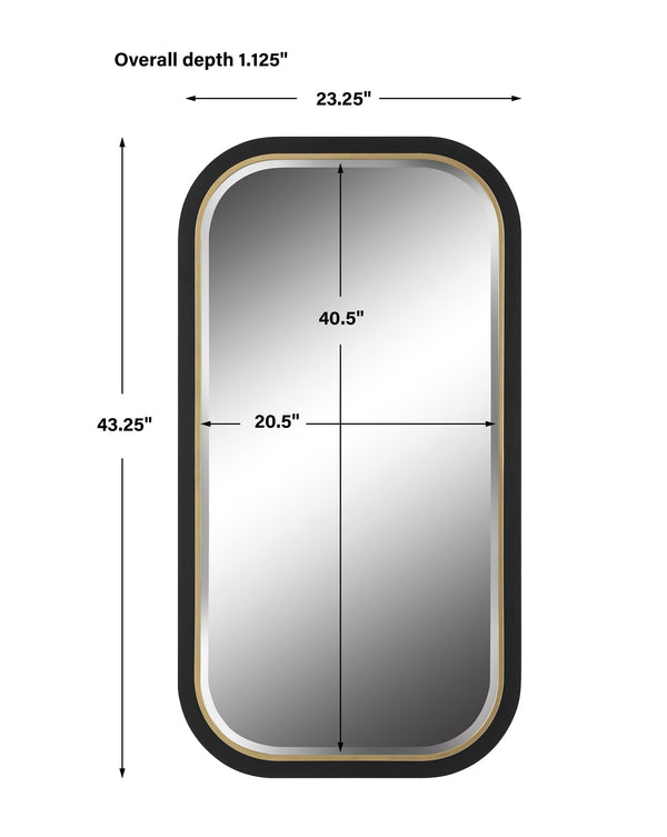 Nevaeh Curved Rectangle Mirror