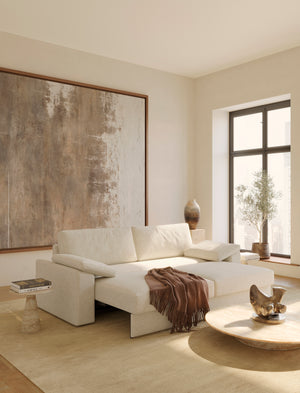 VILANDER SOFA BED, CUSHION ARMS, 57"X79"