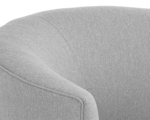 GRIMALDI SWIVEL ARMCHAIR - LIV DOVE