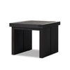 Warby End Table in Worn Black Oak