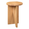 Moe's Grace Accent Table in Natural Oak