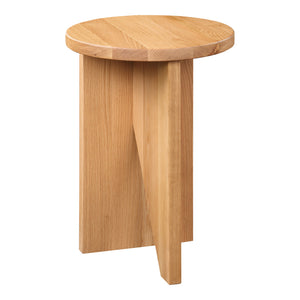 Moe's Grace Accent Table in Natural Oak