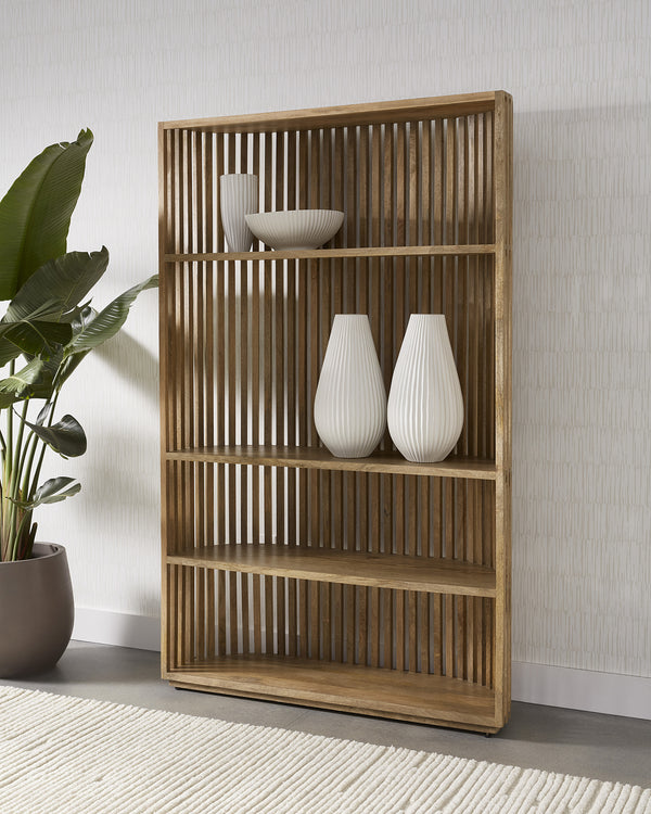 TESSA BOOKCASE - NATURAL