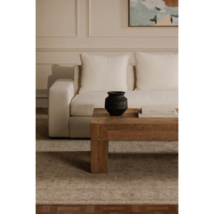 Moe's Astra Vessel Black Terracotta Handmade