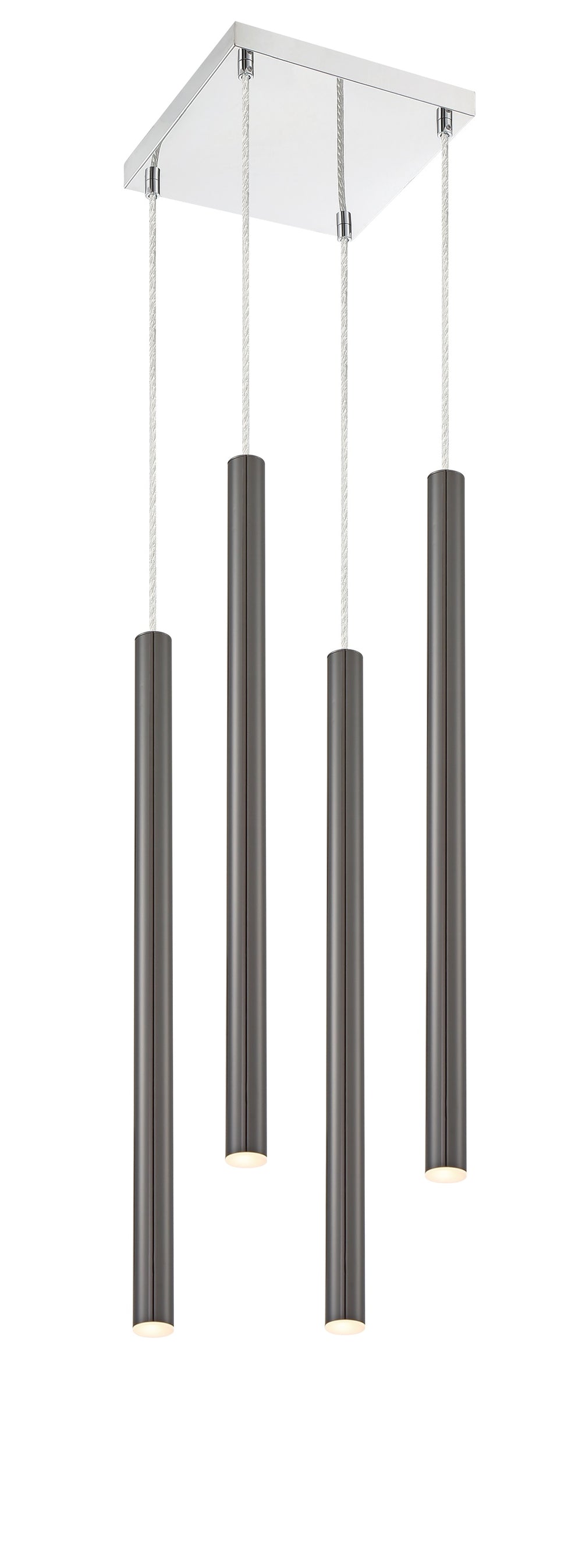 Forest 4 Light Island/Billiard in Chrome Finish