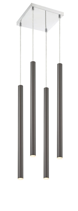 Forest 4 Light Island/Billiard in Chrome Finish