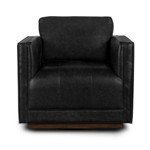 Kiera Swivel Chair In Sonoma Black