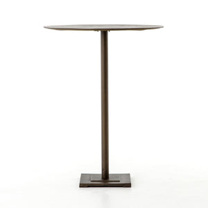 Fannin Bar Table In Acid Aged Brass In Bar