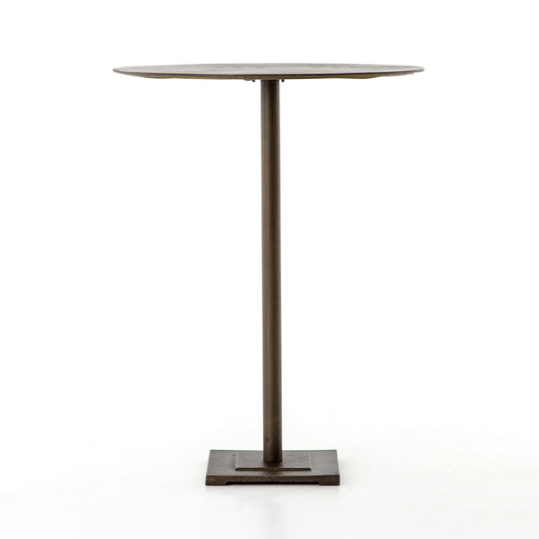 Fannin Bar Table In Acid Aged Brass In Bar