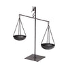 Ellis 10L x 4W Black Metal Vintage Inspired Weighing Scale