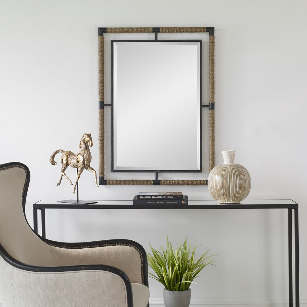 Melville Iron & Rope Mirror