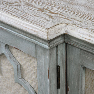 Sophie 4 Door Grey Cabinet