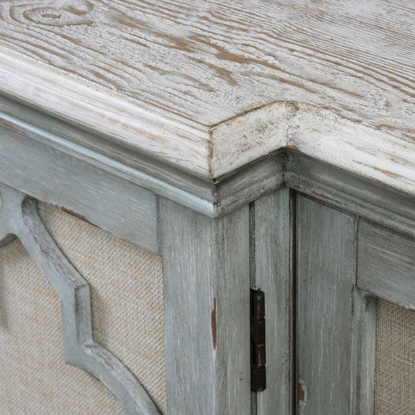 Sophie 4 Door Grey Cabinet