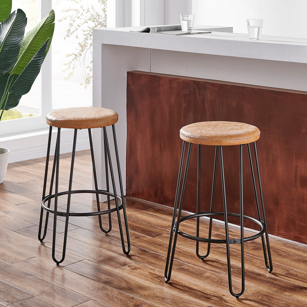 Joe Backless Stool In Vintage Cedar (Set of 2)