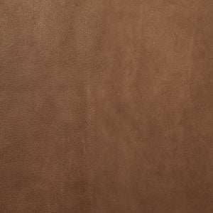 Jessie 55L x 16W Brown Leather Seat W/Black Metal Base Accent Bench