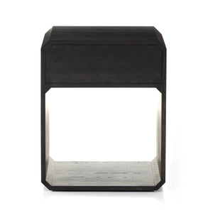 Caspian Nightstand in Black Ash Veneer