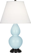 Baby Blue Small Double Gourd Accent Lamp