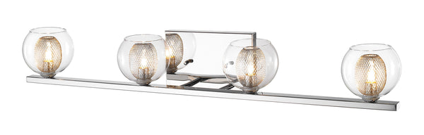 Auge 4 Light Vanity in Chrome  Finish