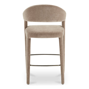 Moe's Martens Bar Stool Camel Upholstery