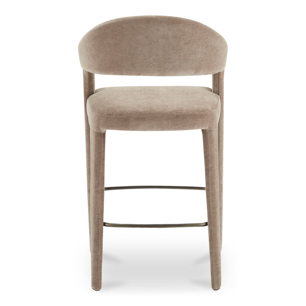 Moe's Martens Bar Stool Camel Upholstery