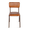 Wellington Collection Iron Chair Leather Seat