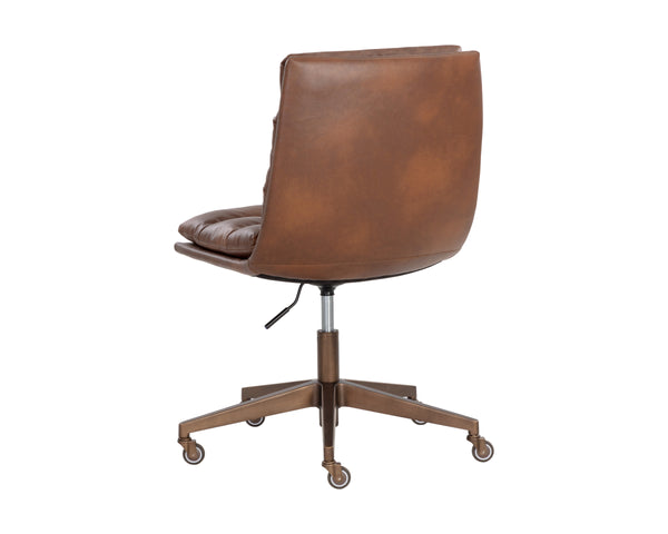 STINSON OFFICE CHAIR - BRAVO COGNAC