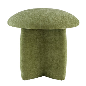 Cielo Chenille Ottoman, Millburry Green