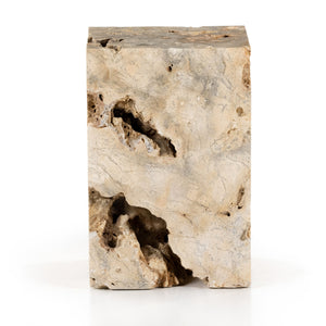 Faydon End Table In Romano Fosse Travertine