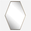Ankara Brass Hexagon Mirror