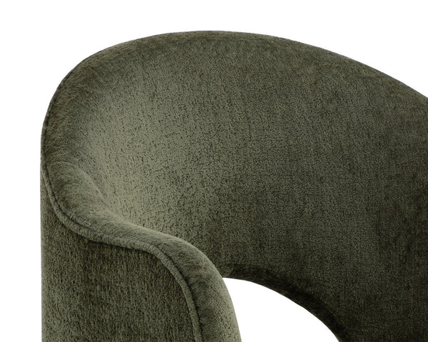 ANAYA DINING ARMCHAIR - BERGEN OLIVE