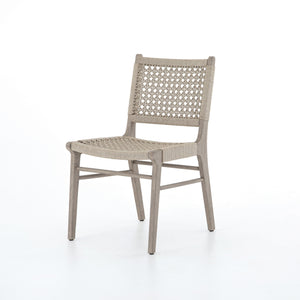Delmar Outdoor Dining Chair in Grey