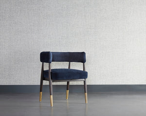 CALLEM DINING ARMCHAIR - DANNY NAVY