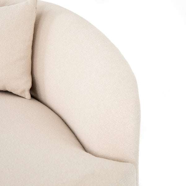 LUNA CHAISE IN IVORY