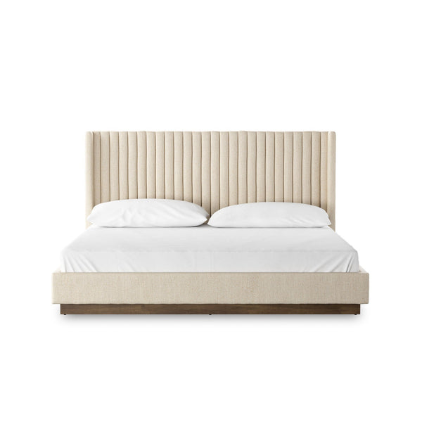 Montgomery King Bed - Thames Cream