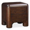 Moe's Rowan Nightstand Dark Brown Acacia
