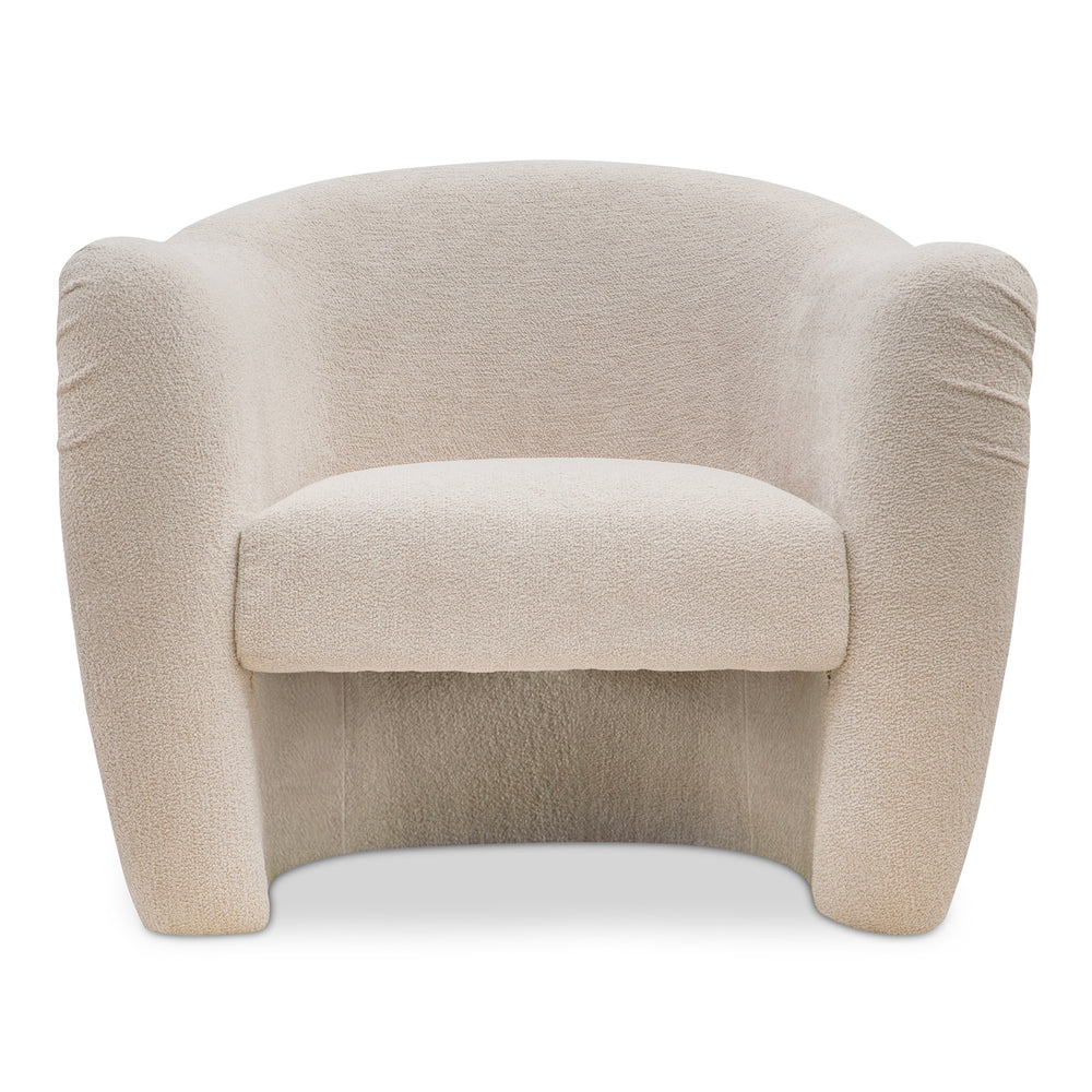 Moe's Domino Accent Chair in Beige