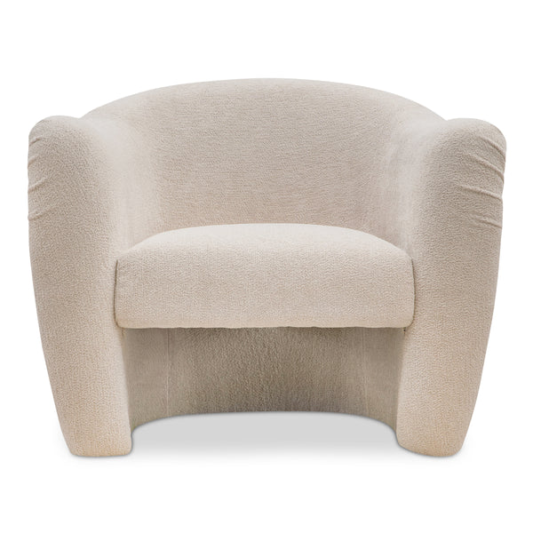 Moe's Domino Accent Chair in Beige