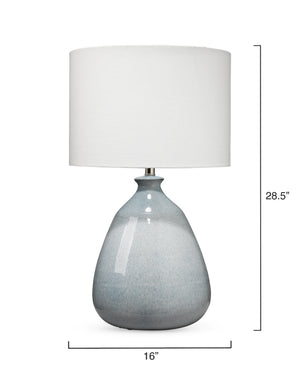 Levi Ceramic Table Lamp with Linen Shade