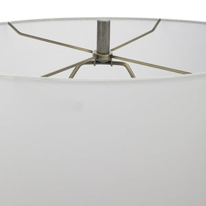 V-Groove Modern Table Lamp