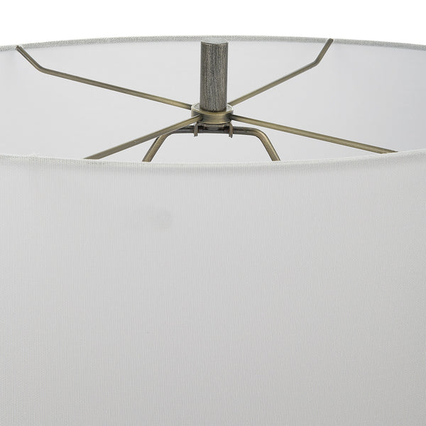 V-Groove Modern Table Lamp