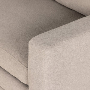 Dom 3 Pc Sectional-Large Wedge In Portland Cobblestone-Distressed Sienna