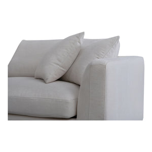 Moe's Rue Right Arm Facing Chair Off White