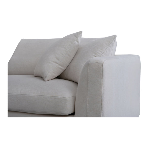 Moe's Rue Right Arm Facing Chair Off White